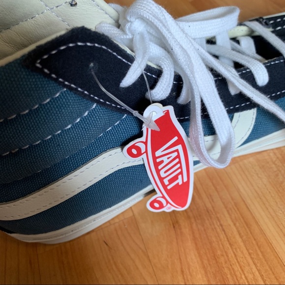 NWT | Vans blue and navy high tops - Picture 9 of 10